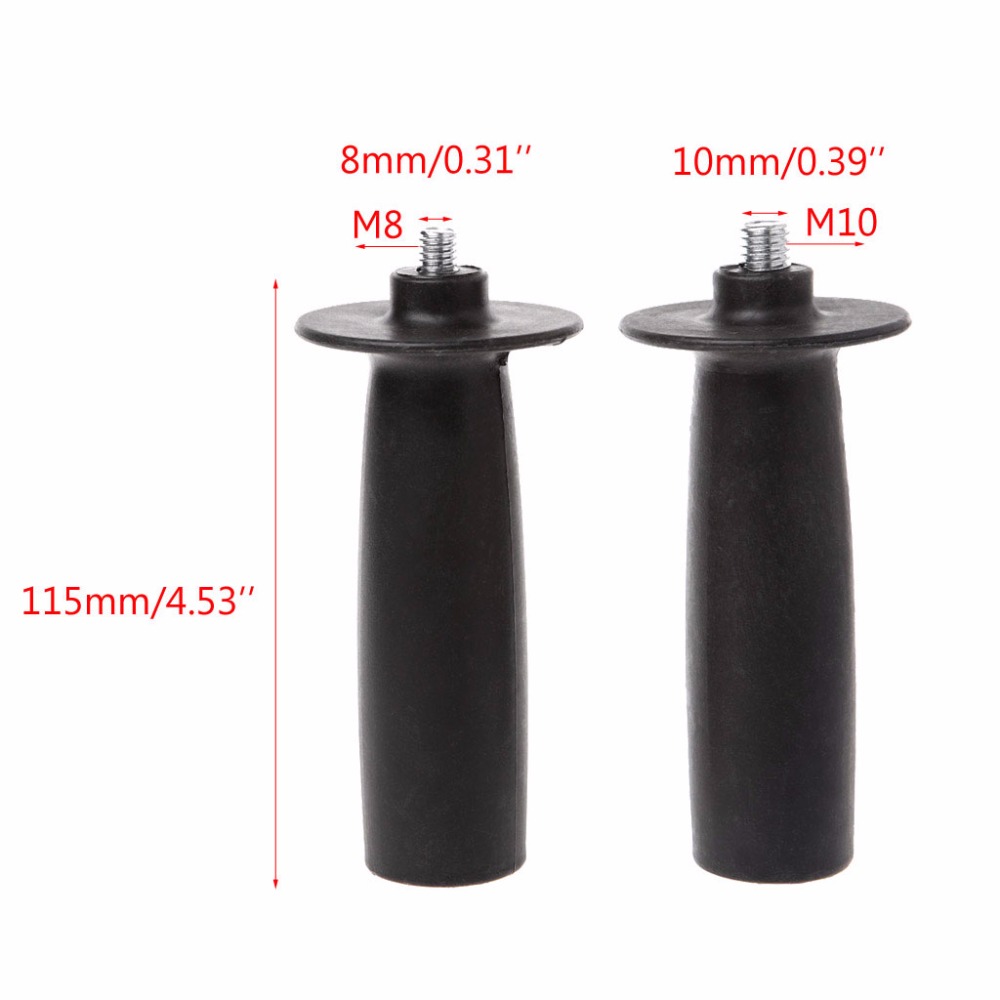 8mm/10mm vinkelsliber håndtag gevind hjælpe plast reparation værksted gevind hjælpe side håndtag gevind vinkel sliber håndtag
