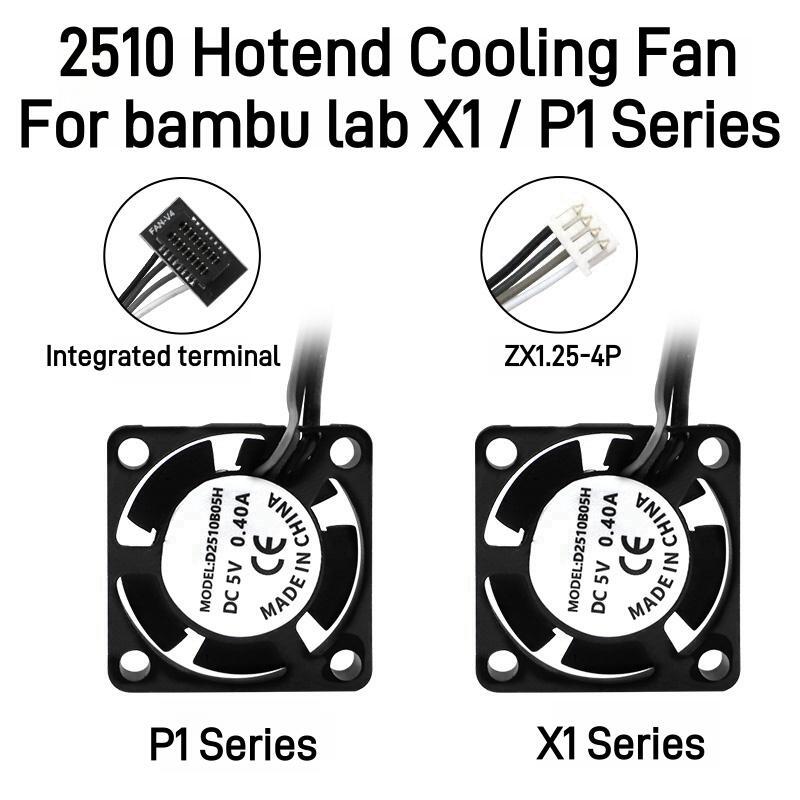 Hochwertiger Lüfter für Bambu Labor X1/P1-Serie 2510, Hochgeschwindigkeits-Kühlerlüfter, passend für Bambus-Bambu-Labore X1 X1C P1S P1P