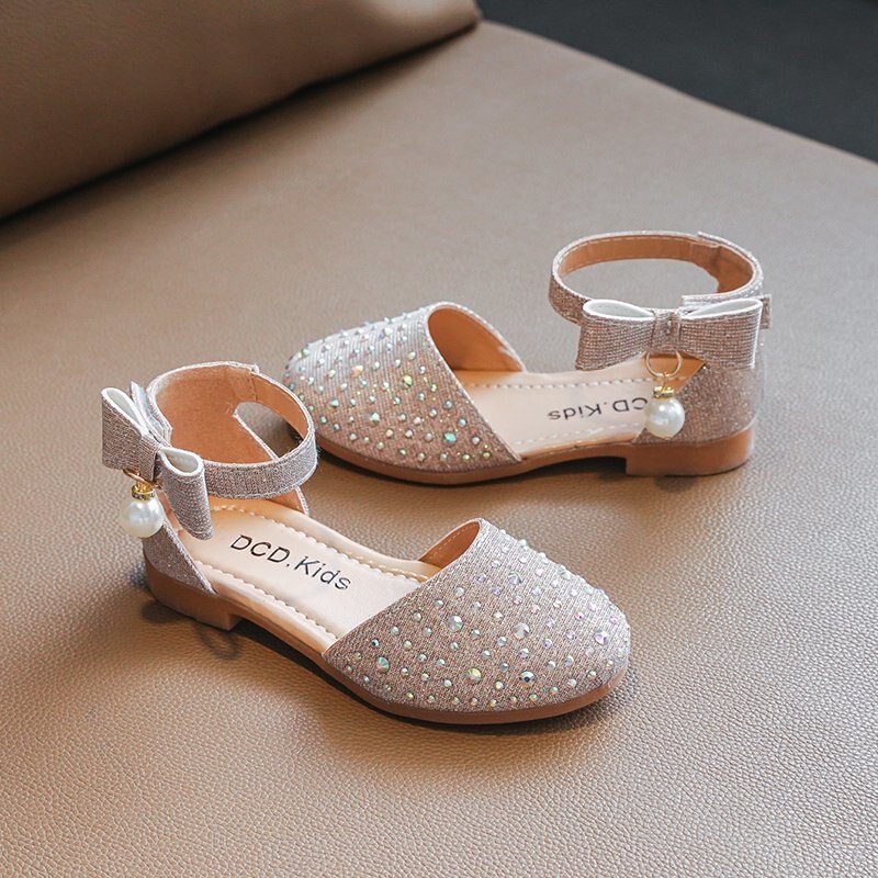 Ulknn Kinderen Leren Schoenen Mode Effen Kleur Sandalen Lente Schoeisel Voor Meisjes Kids Zomer Prinses Partij Schoenen 21-30