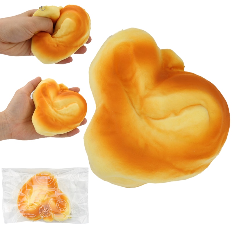 Squishy Brot quetschen Spielzeug Weiche Langsame Aufstieg Krapfen Kuchen Toast Laib Lebensmittel Keychain Anhänger freundlicher Spielzeug Brötchen Stangenbrot