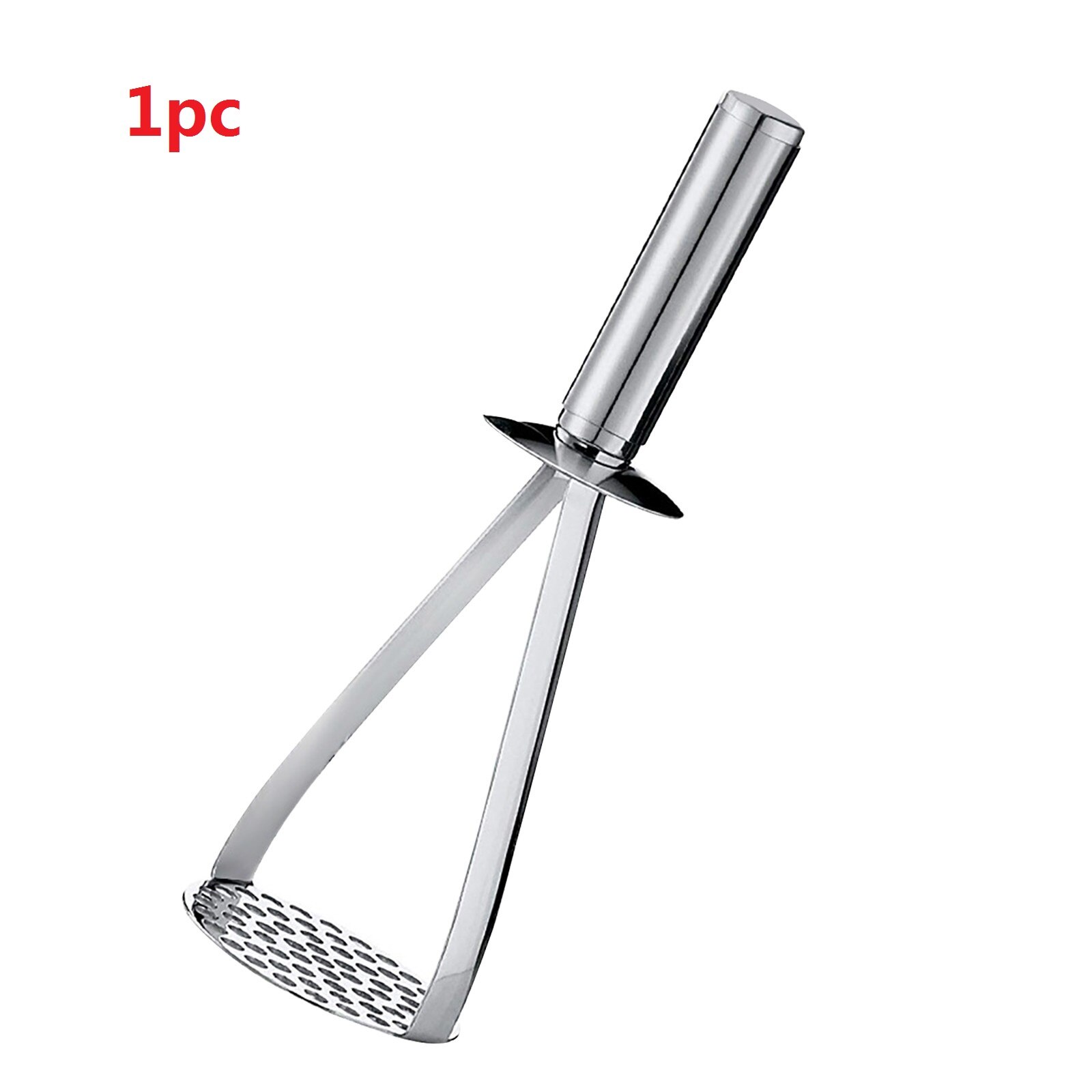 Tłuczek robić ziemniaków Ricer puree tłoczone owoce sokownica ze stali nierdzewnej popychacz ziemniaków gładkie tłuczone ziemniaki kruszarki narzędzia robić owoców: A