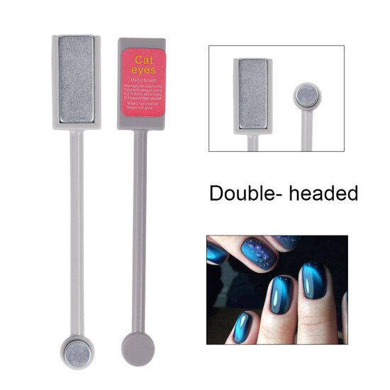 Volledige Beauty 1Pcs 3D Sterke Cat Eye Magneet Stok Slice Voor Uv Gel Vernis Nail Tool 3D Lijn Streep effect Nail Gel Decor CH556-1: 10