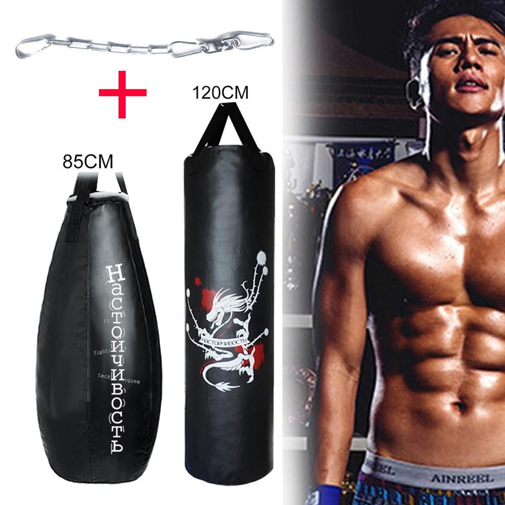 85/120cm Boxing Bag Boxeo Punching Bag Sandbag Empty Training Muai Thai mma Pera Loca Boxeo