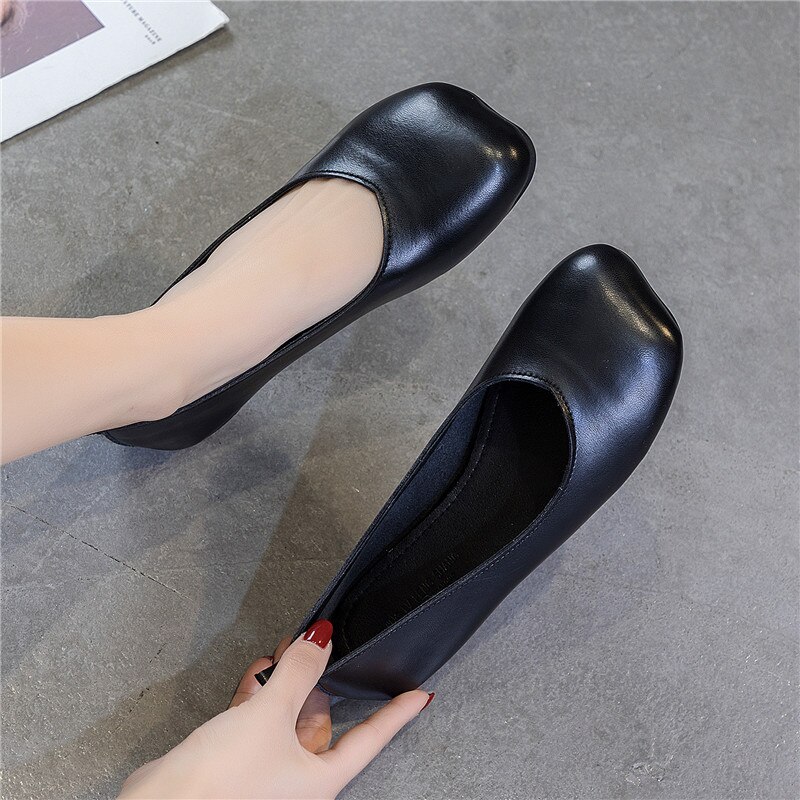 irregular closed toe flat shoes woman spring/summer tabi ninja flats anti slip comfy working shoes woman casual loafers