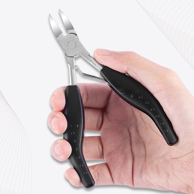 Pinza de acero inoxidable para uñas encarnadas, tijeras para quitar la piel muerta de La paroniquia, herramienta de pedicura