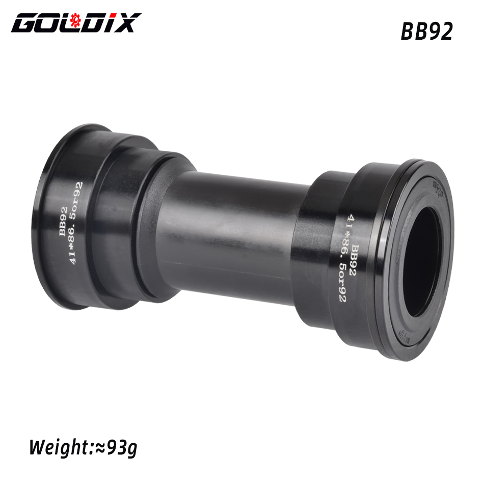 GOLDIX BB68 / BB92 tretlager fahrrad Adapter Kurbel 1.37/24mm für MTB Rennrad DRÜCKEN tretlager: Gelb
