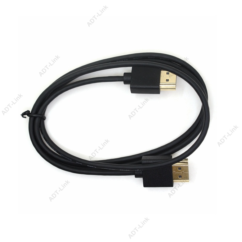 Od 3.0mm superzachte dunne micro hdmi male naar hdmi & mini hdmi male kabel 2k 4k hd @ 60hz lichtgewicht draagbaar