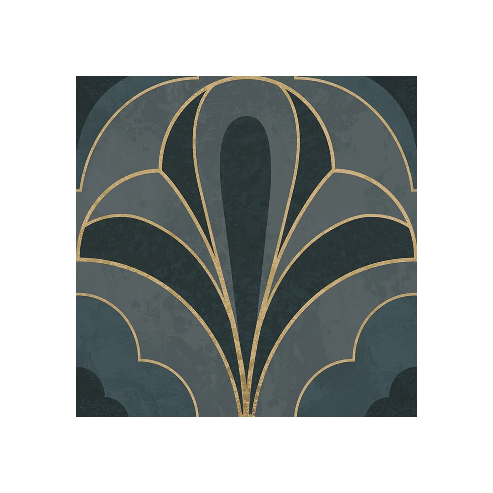 Art Decor Floor Tile Sticker Panel Peel and Stick Decal, Vinyl Floor Tile Sticker Kitchen Backsplash Carreaux de Ciment 30x30cm: FS2060-1 / 15cmx15cmx10pcs