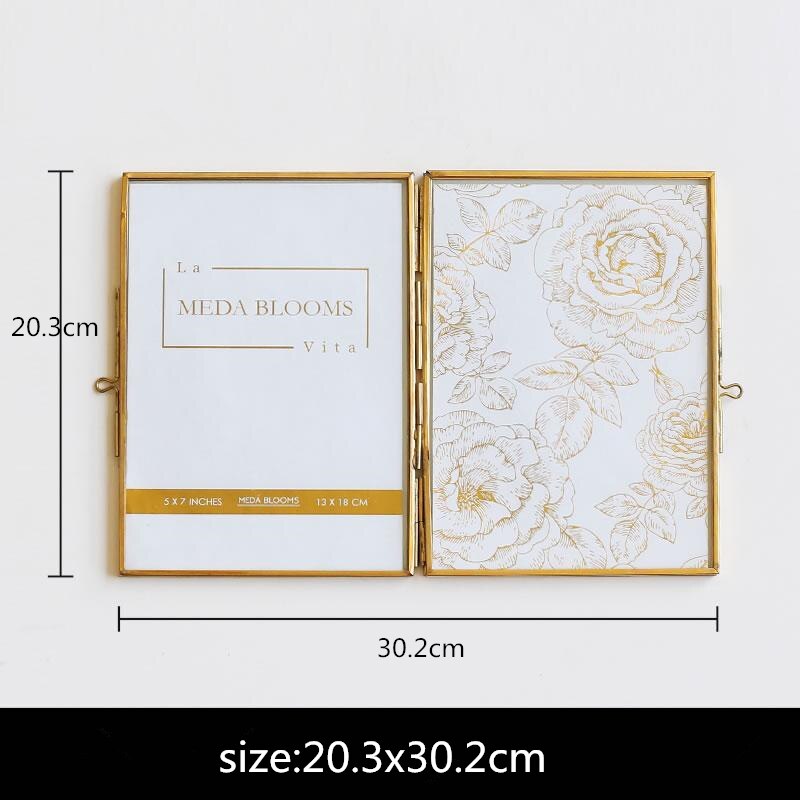 Guldram heminredning fotoram koppar tavelramar klubbdekor 5 tum 6 tum 7 tum: 203 x 302mm