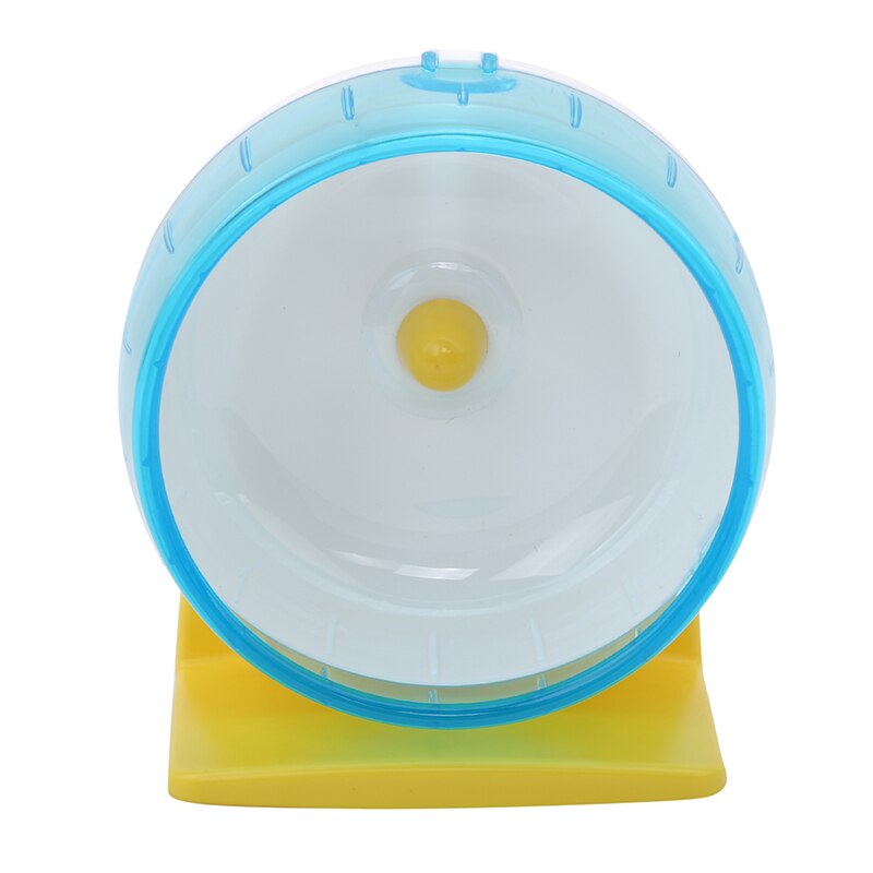 Juguete de disco para correr para hámster, rueda giratoria silenciosa para trotar, juguetes con ruedas, accesorios de jaula para hámster: blue