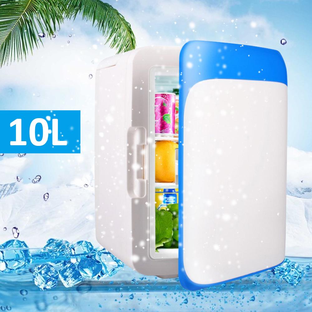 Portable 10L Mini Cooling Warming Refrigerators Fridge Freezer Cooler Travel Warmer For Auto Home Office Outdoor Picnic Travel