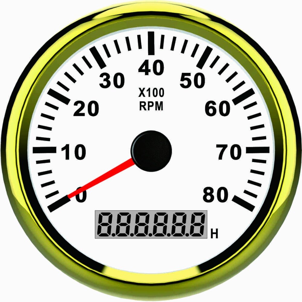 85mm Toerenteller Toerenteller 0-8000 RPM met Back... – Grandado