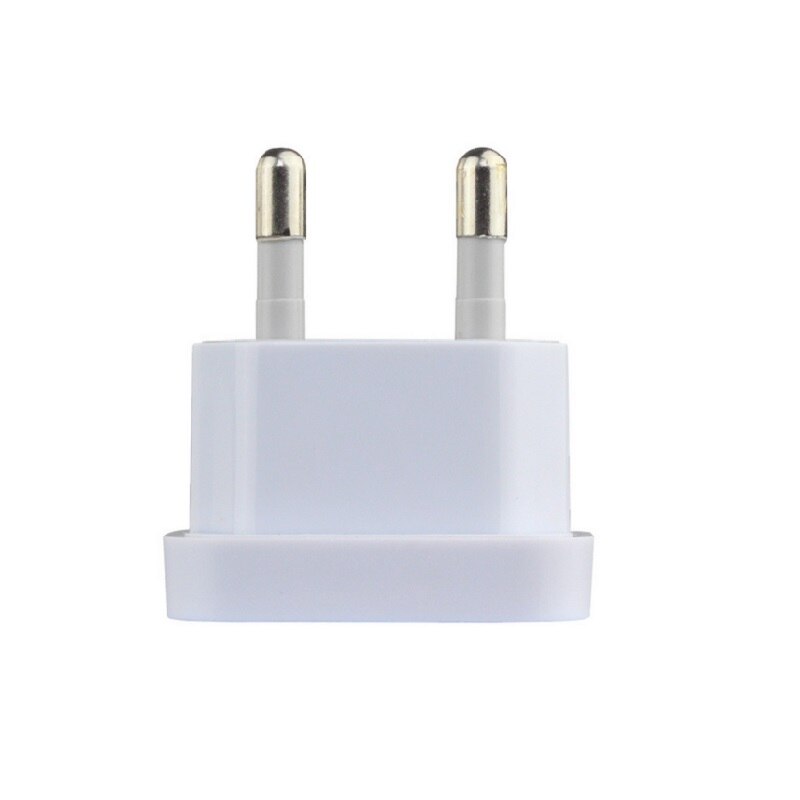 4.0/4.8mm USA CN Socket to EU Plug Adaptar with Security Door AC Power Adapter Travel Wall Charger Electrical Plug White black