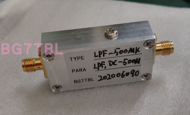 By BG7TBL 1MHz 5MHz 10MHz 30MHz 40MHz 100MHz 500MHz 1GHz Low Pass Filter LPF For Ham Radio