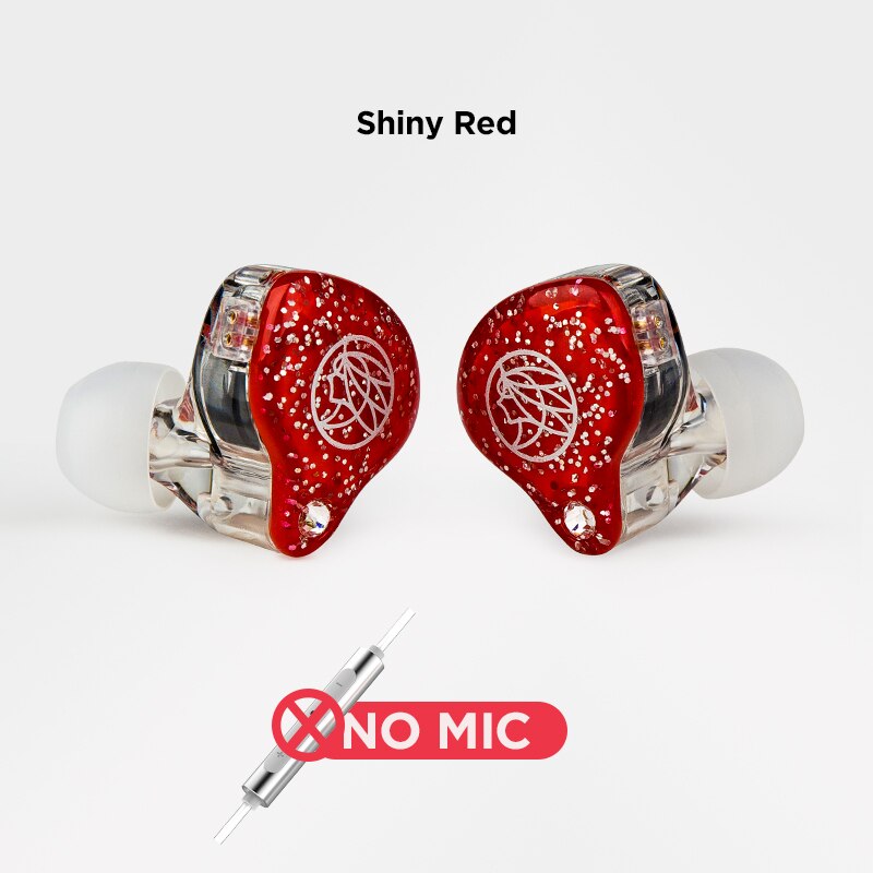 Originale TFZ In DIRETTA 1 In Trasduttore Auricolare Dell'orecchio HIFI Monitor Corsa E Jogging Sport auricolari con microfono 11.4 MILLIMETRI + 2DD Grafene Unità: 005Shiny Red