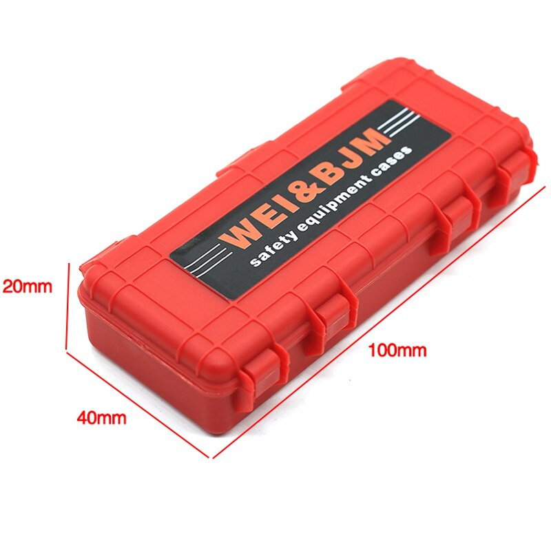 3 Stks/partij Rc Decoratie Mini Plastic Gereedschapskist Koffer Diy Accessoire Voor Radio Control Hobby 1/10 Auto Vrachtwagen Crawler TRX4 SCX10
