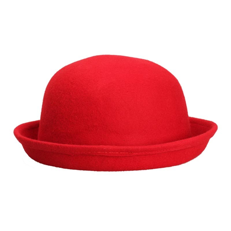 klasyczny kobiety mężczyźni wełniane rolki rondo melonik kapelusze dla obu płci Billycock klasyczny kapelusz xin-wysyłka