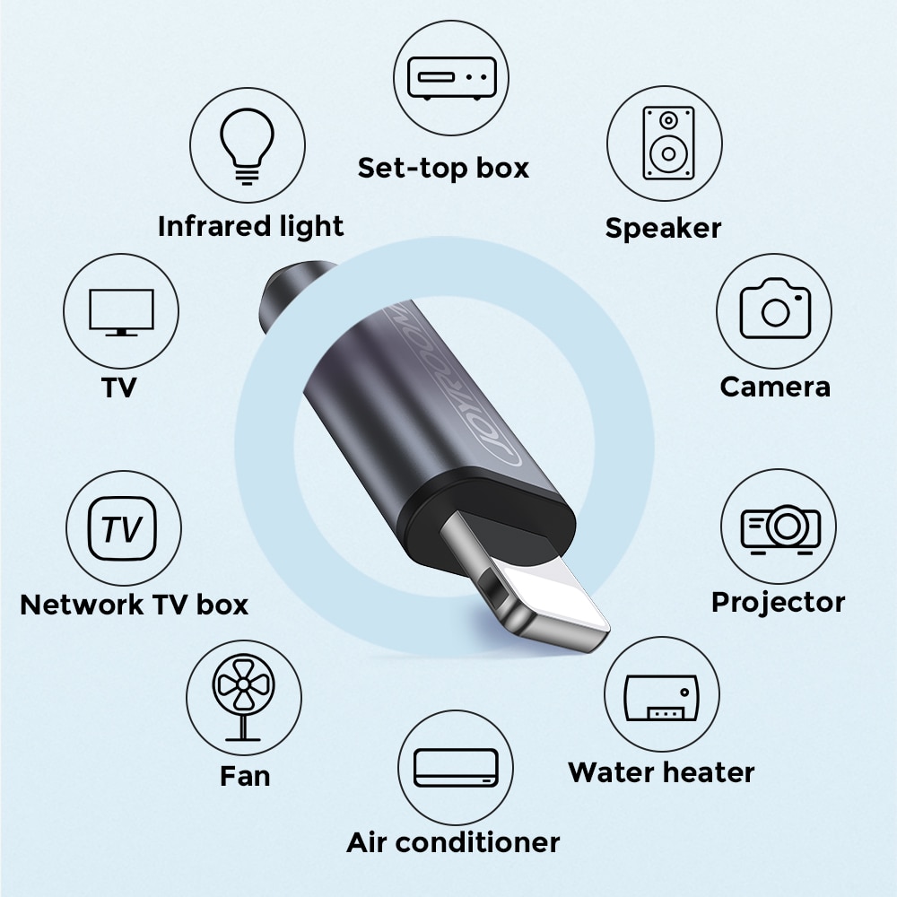 Joyroom IR Appliances Wireless Infrared Remote Control Adapter Mobile Infrared phone Transmitter For IPhone/Micro USB/Type-C