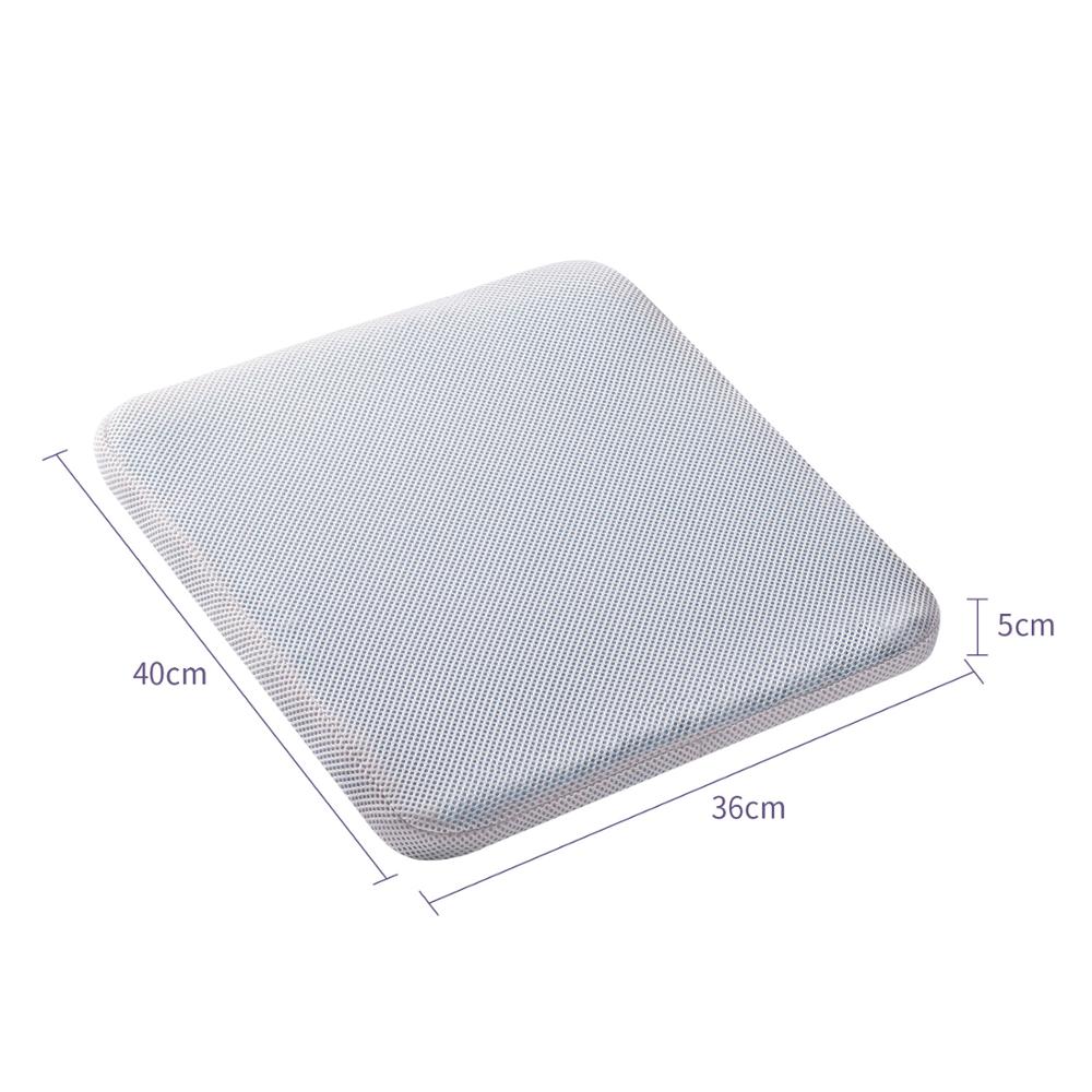 Gel elástico cojín del asiento TPE silicona de Mat apoyo antideslizante hielo de verano para silla de coche cojín para silla oficina: Default Title