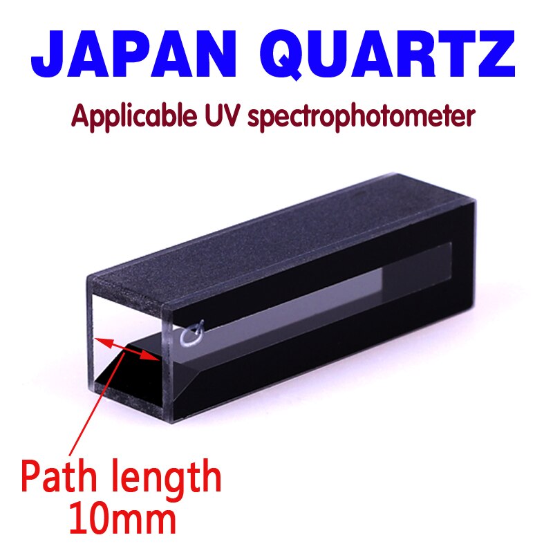 Micro cell with black walls and lid/1.4ml quartz cuvette