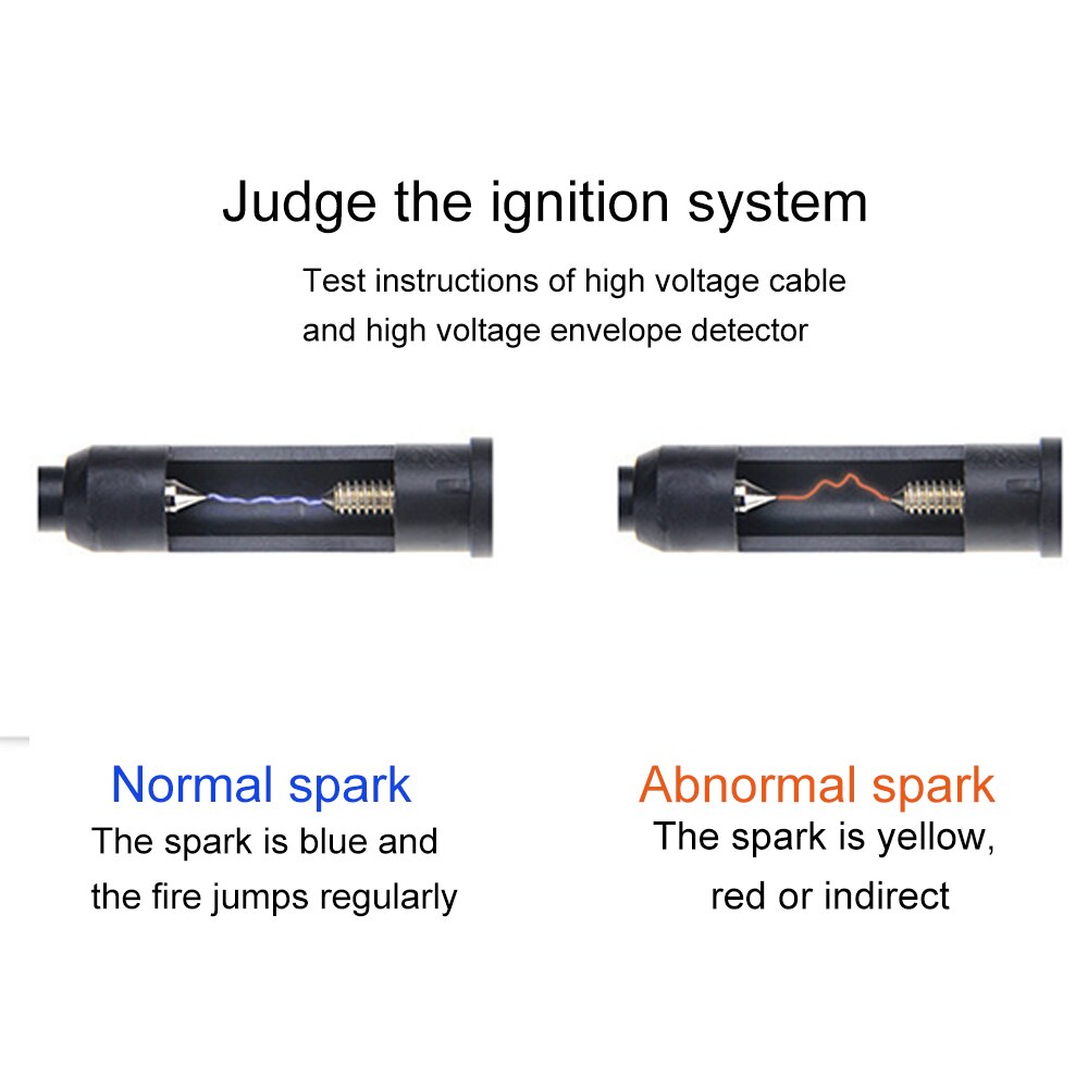 Automobile Spark Plug Tester Car Spark Plug Tester Ignition System Coil Engine Spark Test Car Accessories Durable Easy To Use