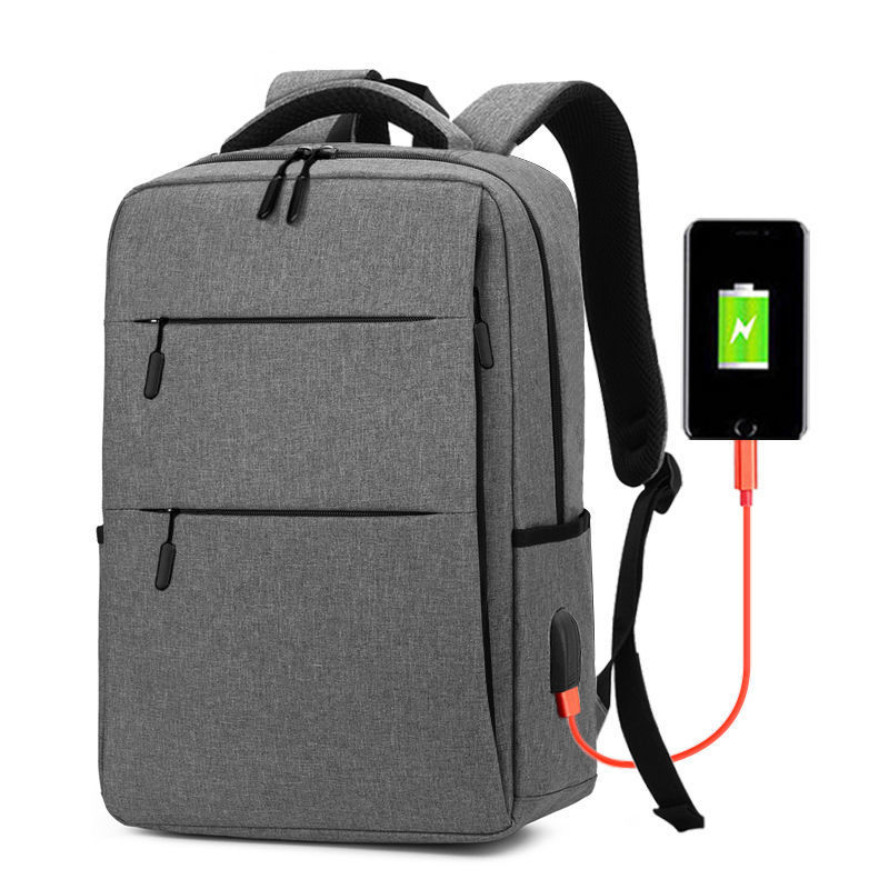 15-inch Rechargeable Backpack Men and Women 14-inch Laptop Backpack 15.6 Business Backpack Travel School Bag