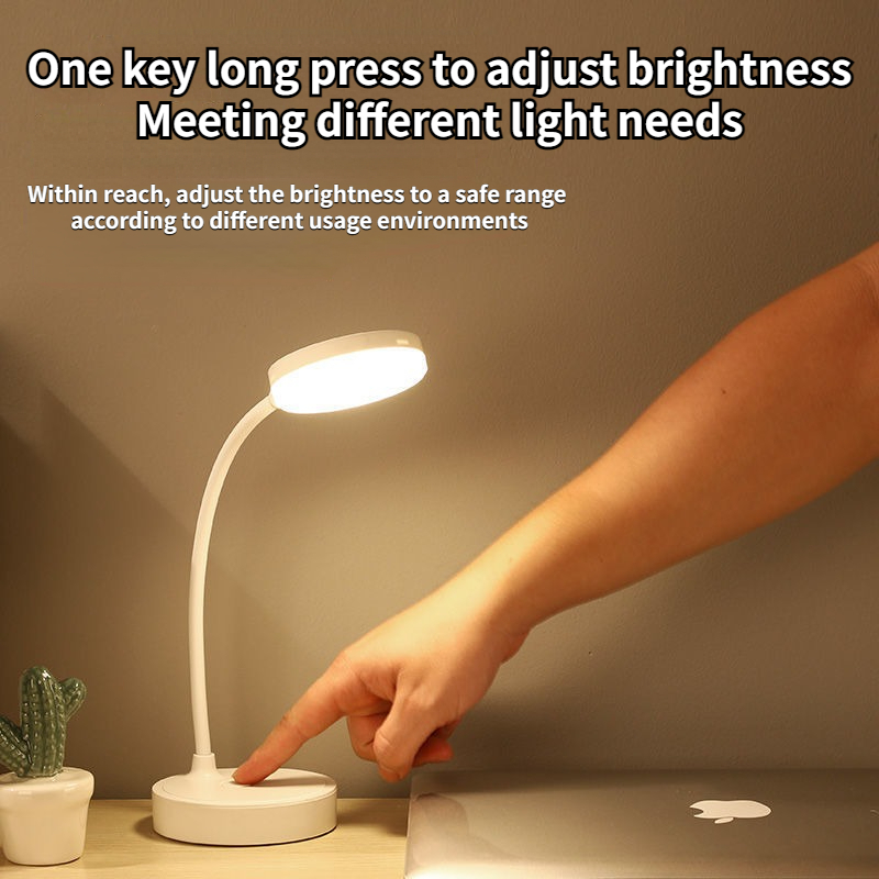 3LED-oogbeschermingsmodi Bureaulamp Oplaadbaar Opvouwbaar Creatief Slaapkamer Nachtkastje Bureau Lezen Nachtlampje Tafellamp