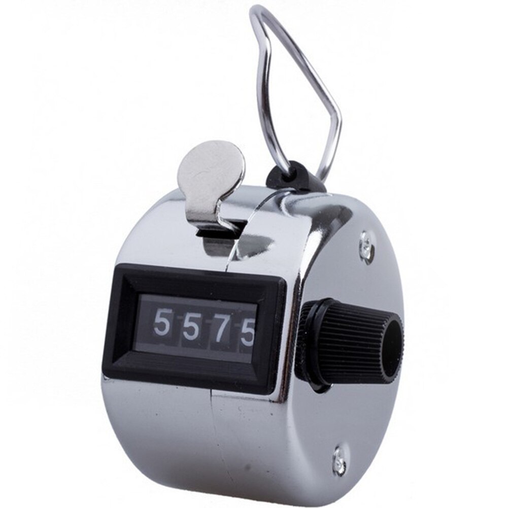 4 Digit Mini Sport Handheld Clicker With Metal Lap Number Portable Accurate Manual Tally Counter