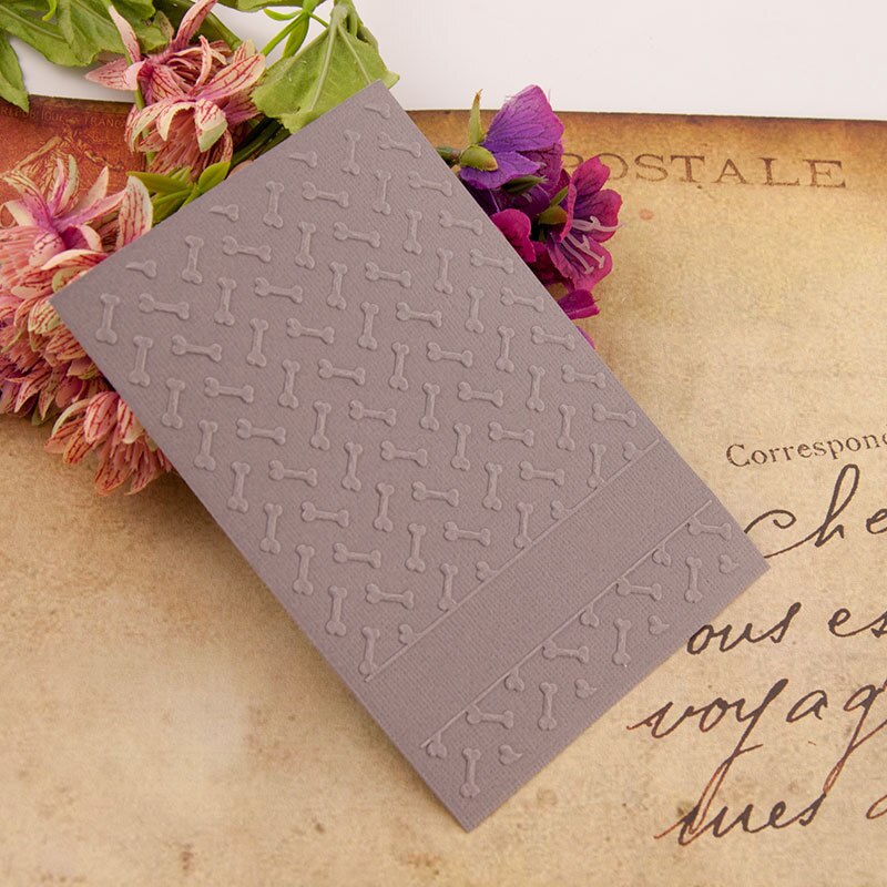plastic bone template Easter wreath craft card making paper card album wedding decoration Embossing folders
