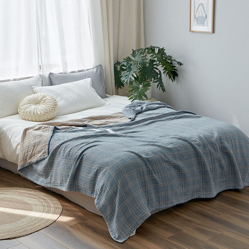 Serviette couette coton couverture pour lit Double roi reine couvre-lit Plaid sur le lit enfants adulte jeter couvertures literie couverture de lit