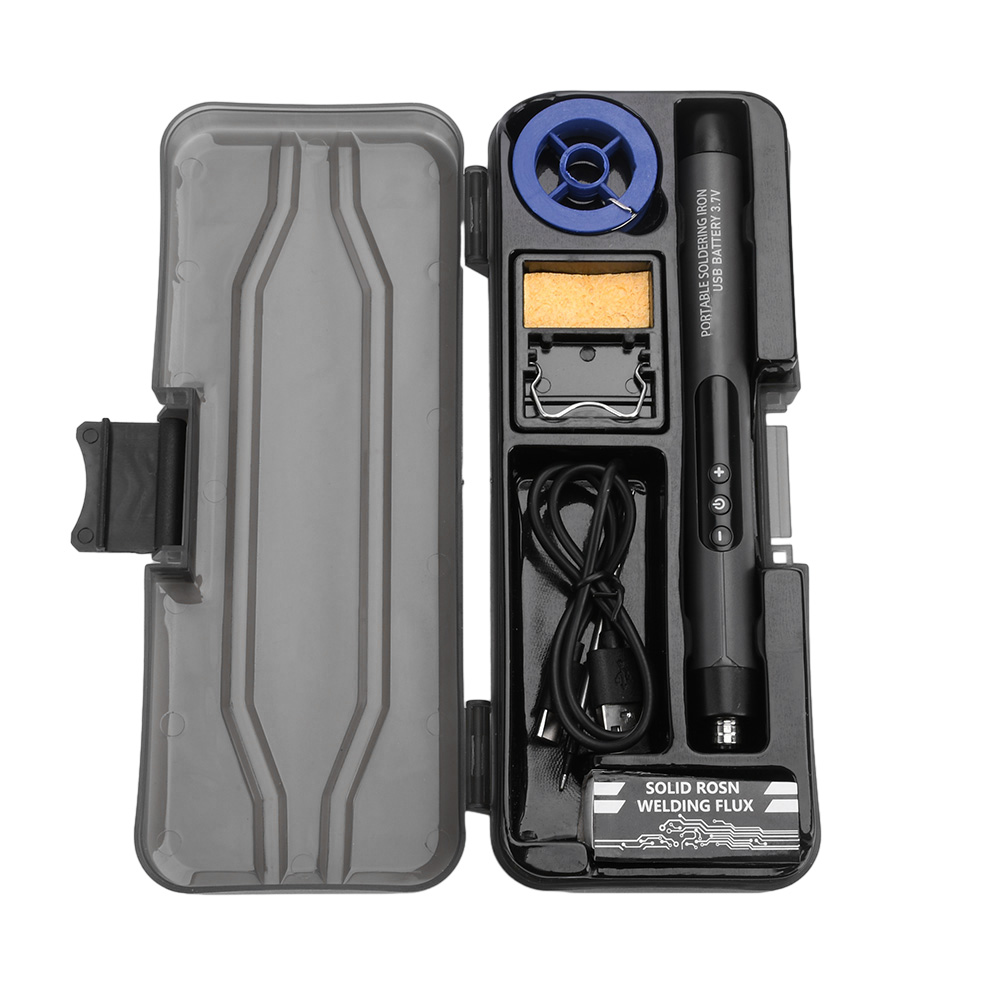 Mini Small Soldering Iron Set 5V 8W USB Soldering Iron C200S 300-450℃ Temperature Adjustable Solder Welding Iron Tool