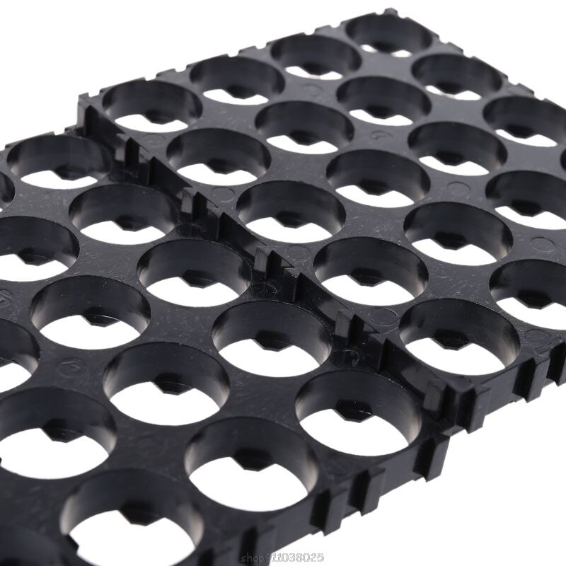4x Black 18650 Battery 4x5 Cell Spacer Radiating Shell Pack Plastic Heat Holder Ja05 21