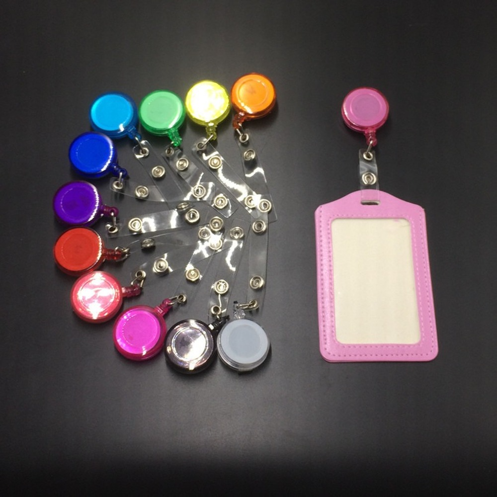 Intrekbare badgehaspel Medische werknemer Werkkaart Clip Arts Verpleegkundige ID Naamkaart Display Tag Personeelskaart Badgehouder Accessoires