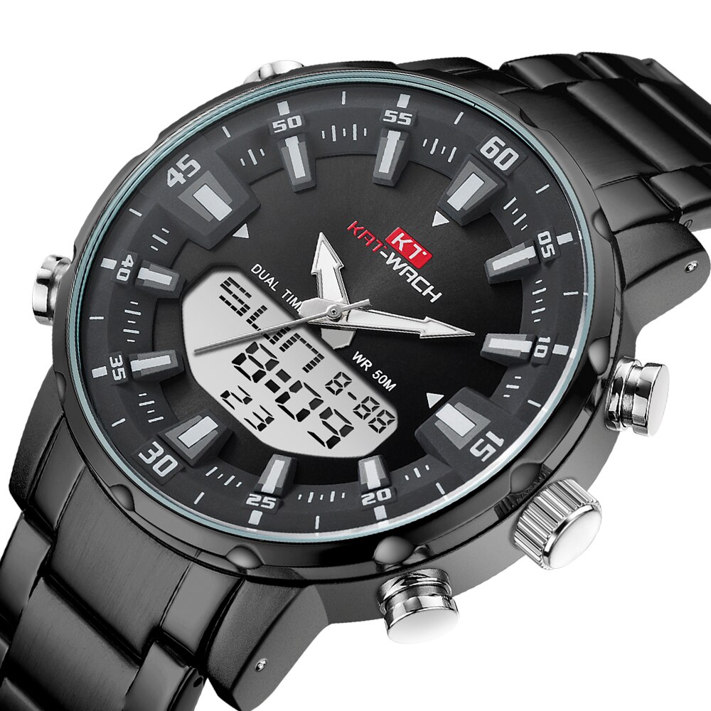 Heren Horloge Mode Mannen Quartz Horloge Chronograaf Sport Mannen Horloges Top Brand Luxe Volledige Steel Waterdichte Klok Mannelijke pols