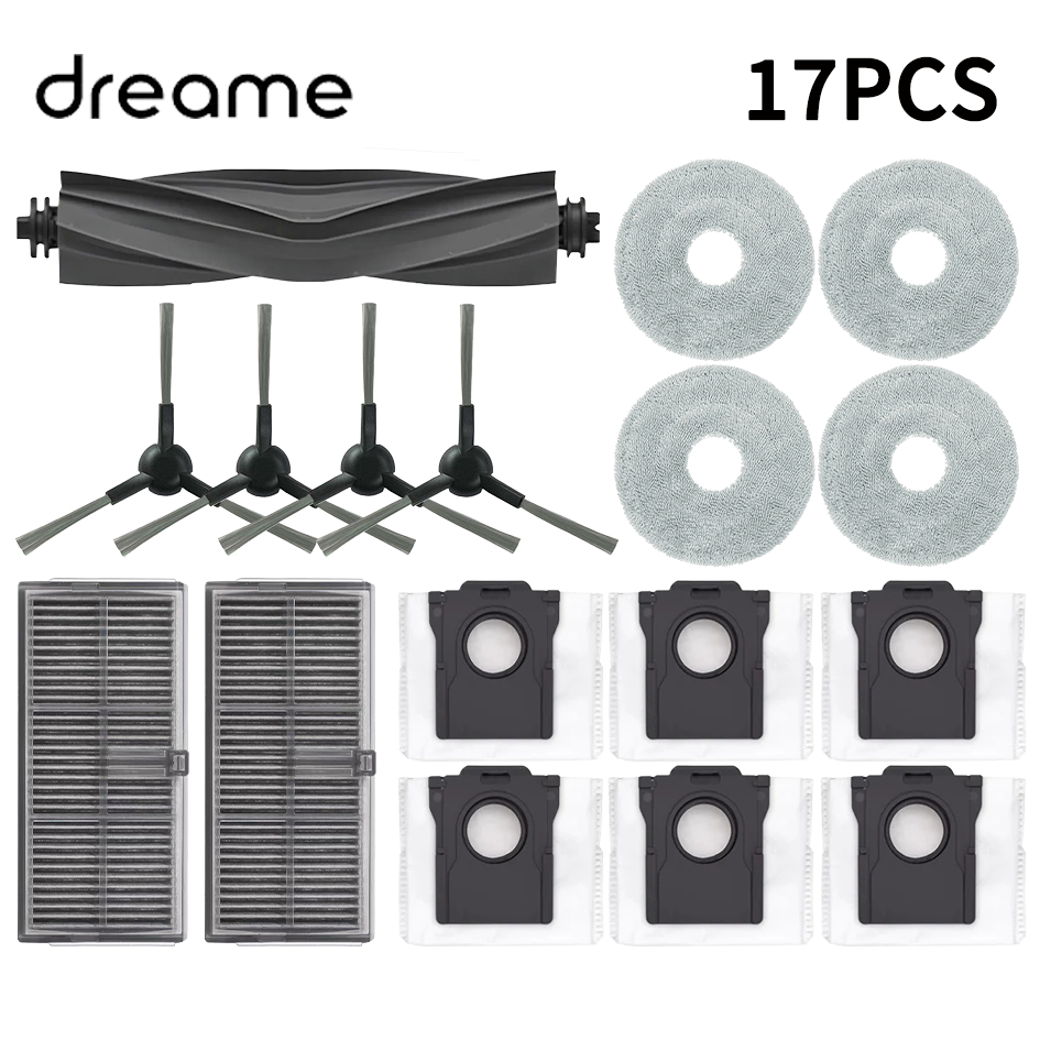 Dreame Mova E30 Ultra / Trouver E30 Ultra Vacuum Cleaner Replacement Accessories Main Side Brush Filter Mop Dust Bag
