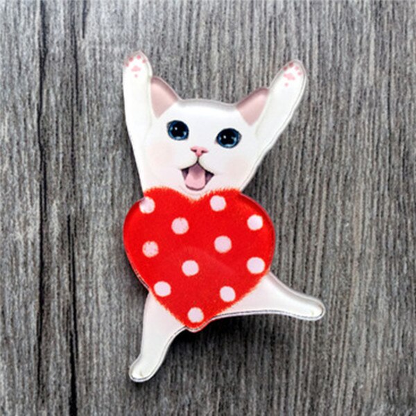 1 stuk zuid-koreaanse acryl speld kleine wegvlieg cartoon schattige badge kleine borst sieraden harajuku zachte zus baby broche gesp: 7