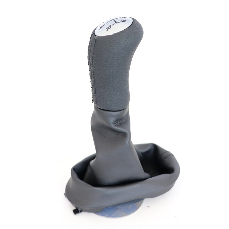 Pommeau de levier de vitesse en cuir, pour Renault Clio 2 II, Clio 3 III, Megane 2 II, Scenic II, Kangoo, 5 vitesses, accessoires: Default Title