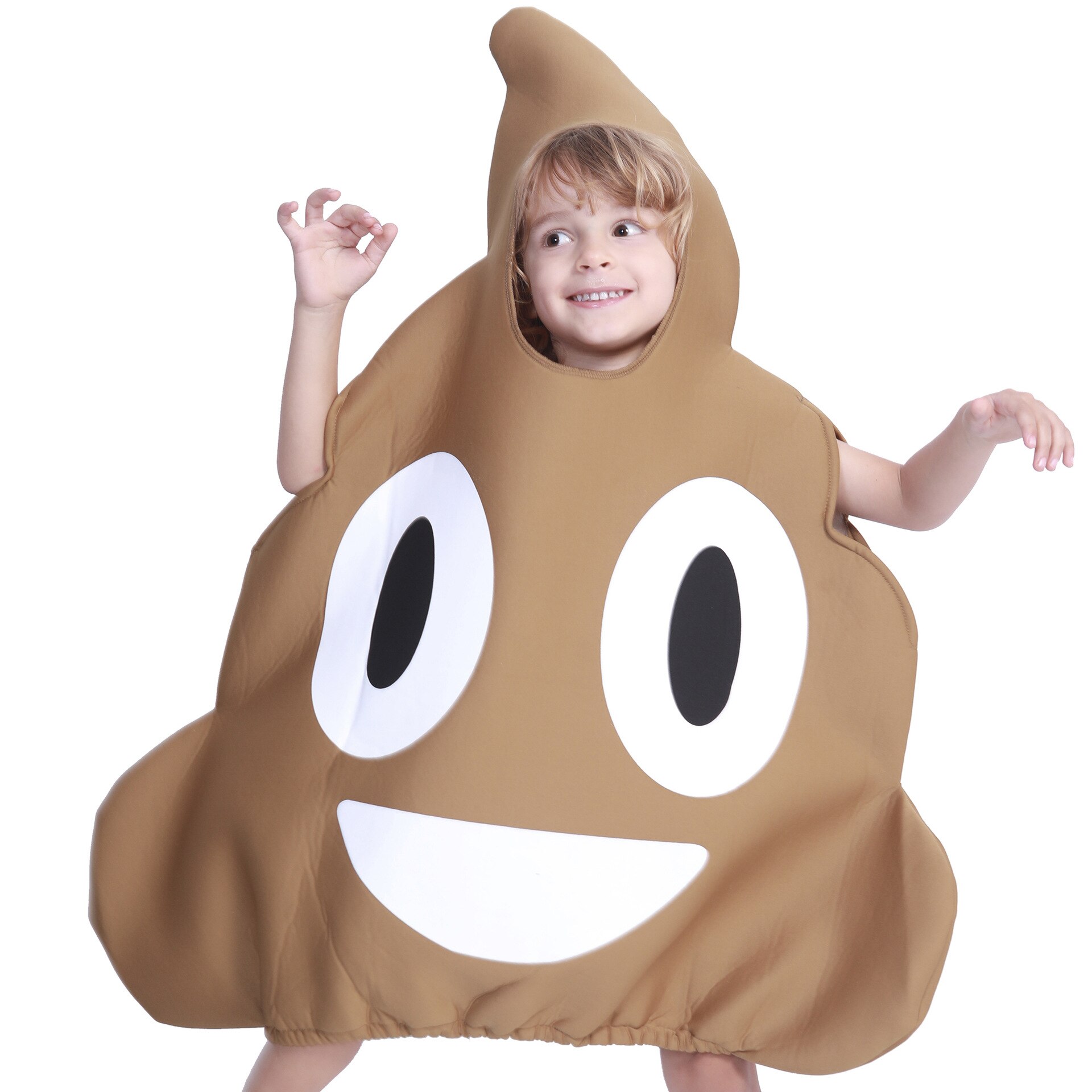 Halloween poop udtryk mænds og kvinders cosplay kostumer halloween kostumer svampe poop børneshow siamesisk tøj: Barn