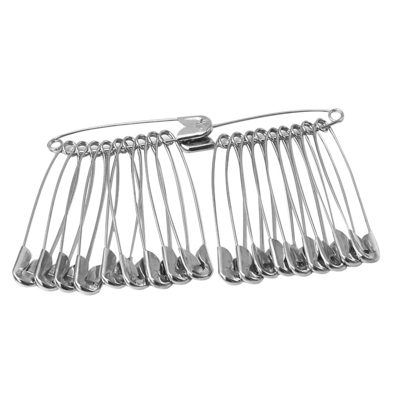 Set van  of 100 metalen veiligheidsspelden, wasknijper