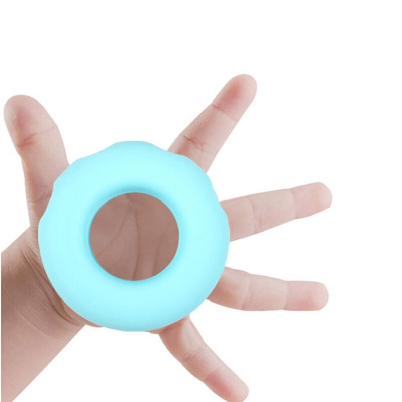 O Hand Gripper Grip Silicone Ring Hand Resistance Band Finger Stretcher-Exercise for Forearm Wrist Training Carpal Hand Expander