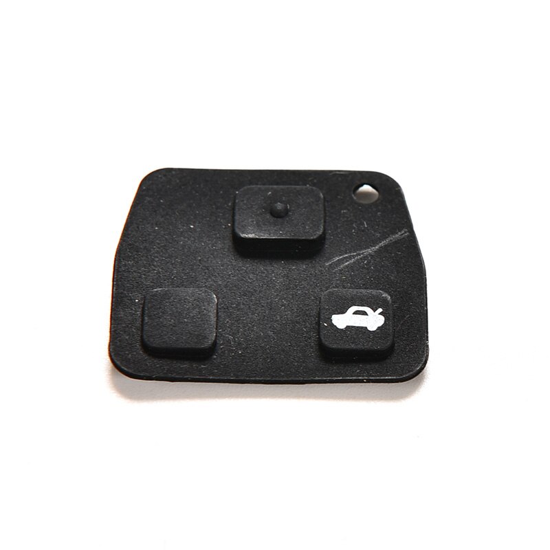 Vervanging Remote Key Siliconen Rubber Pads 3 Knoppen Autosleutel Voor Toyota Avensis Corolla Lexus Rav4