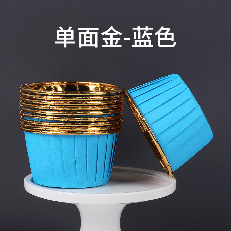 50pcs Middle size Newspaper Style Cupcake Liner Baking Cup For Wedding Party Tulip Muffin Cupcake Paper Oilproof Cake Wrapper: Chocolate