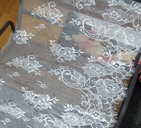 3 meter fransk high-end tøj øjenvipper blonder silke garn blonder diy bryllup slør kjole hjem tilbehør