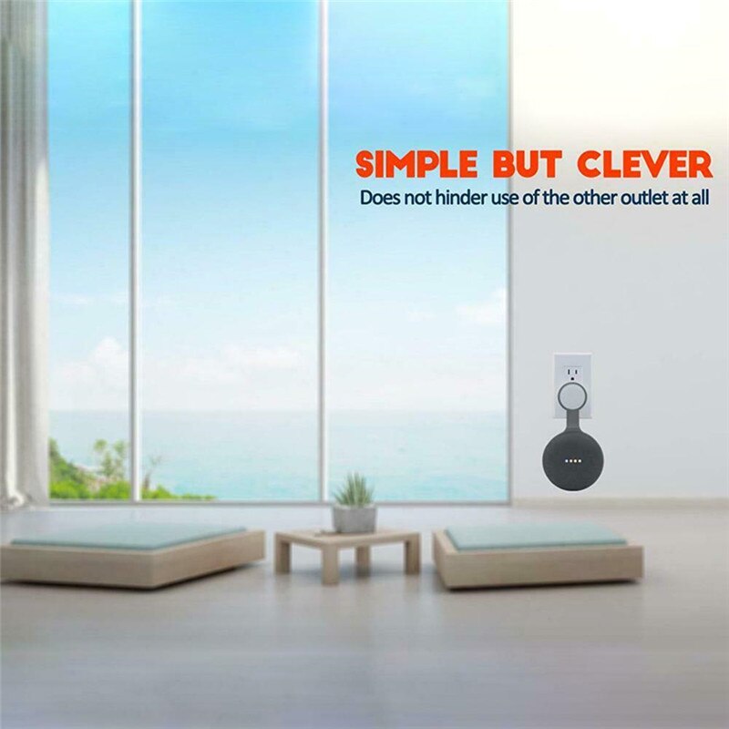 Smart Home Domotica Outlet Wall Mount Stand Hanger Holder Voor Google Thuis Mini Voice Assistent ALLEEN Fit US/ EU Plug