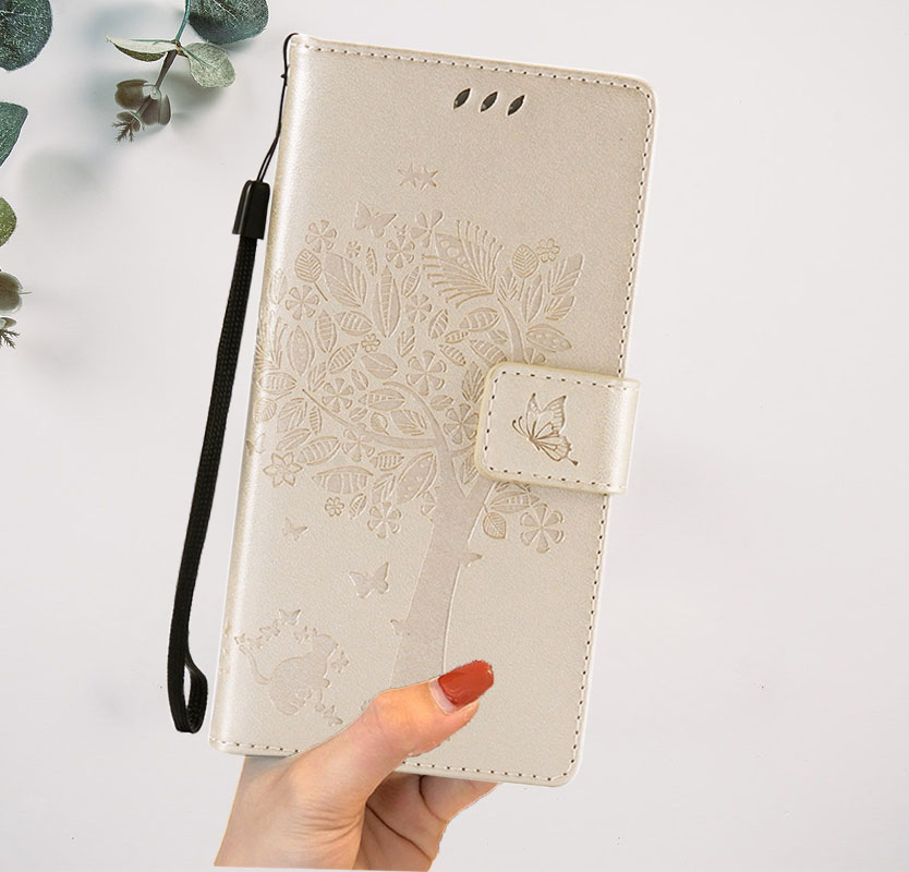 Funda abatible con soporte de superior de PU con vista para tp-link Neffos C7 Lite C5 plus p1 c9 c9a