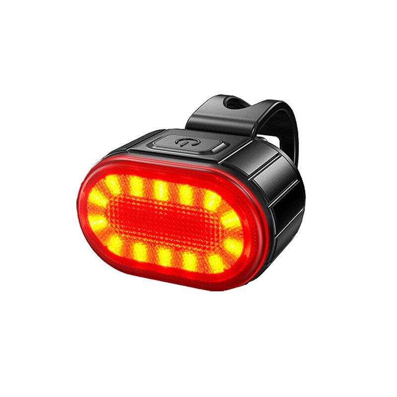 Led cykellygter sæt usb genopladelig cykel for baglygte mtb 4 tilstande forlygte  + 6 tilstande baglygte cykellys: Baglygte