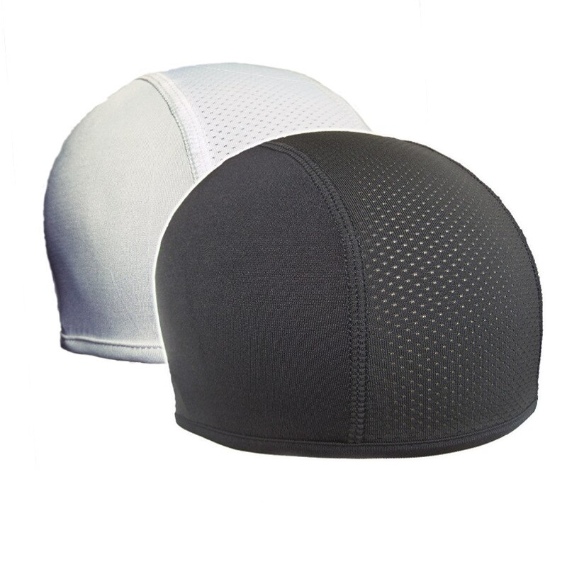Montar en una pequeña gorra de tela forro de casco de bicicleta casco de motocicleta de secado rápido al aire libre gorra de ocio