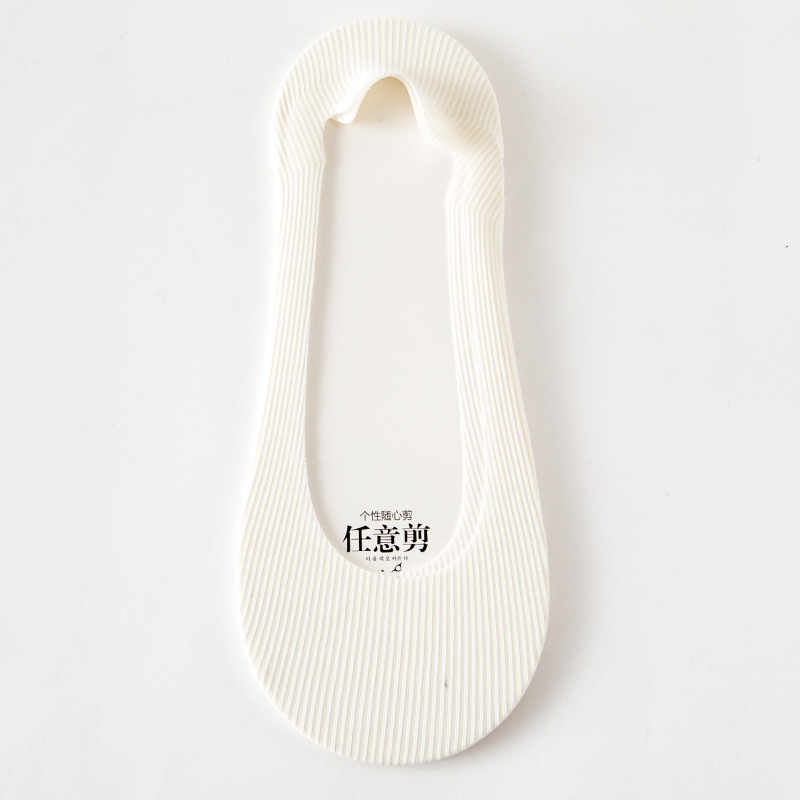 1/5Pairs Women Invisible Socks Summer Ladies Silicone Antiskid Ice Silk Seamless Breathable Cool Ankle Boat Socks: army green