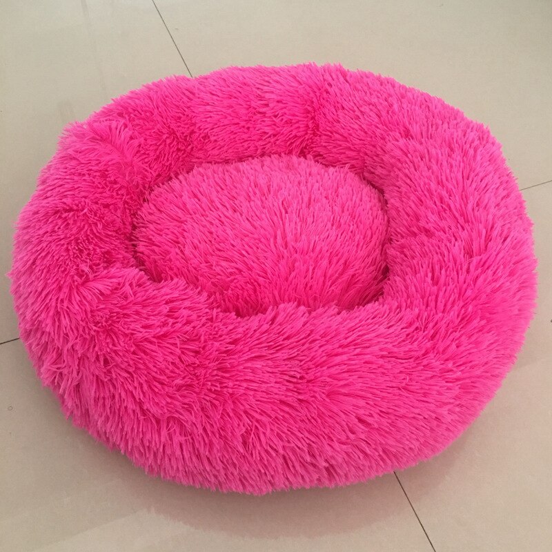 Lits de chien calmant confortable pour les grands petits chiens moyens chiot Labrador étonnamment chat guimauve lit lavable en peluche lit pour animaux de compagnie