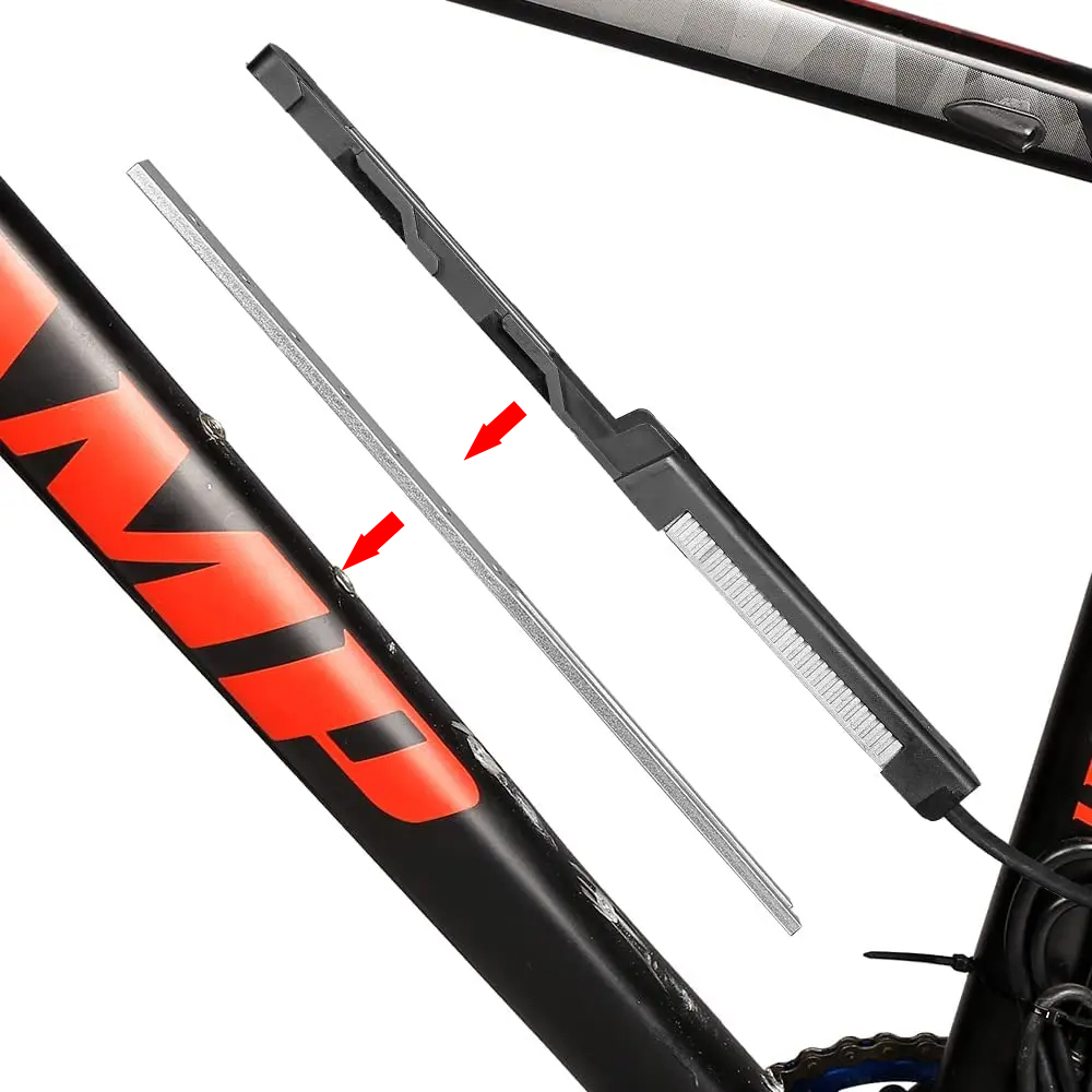 E-bike Bicycle Battery Mount Bracket Holder, Ebike Battery Downtube Frame, Mounting Rack for HaiLong Battery Adapter Tool Parts